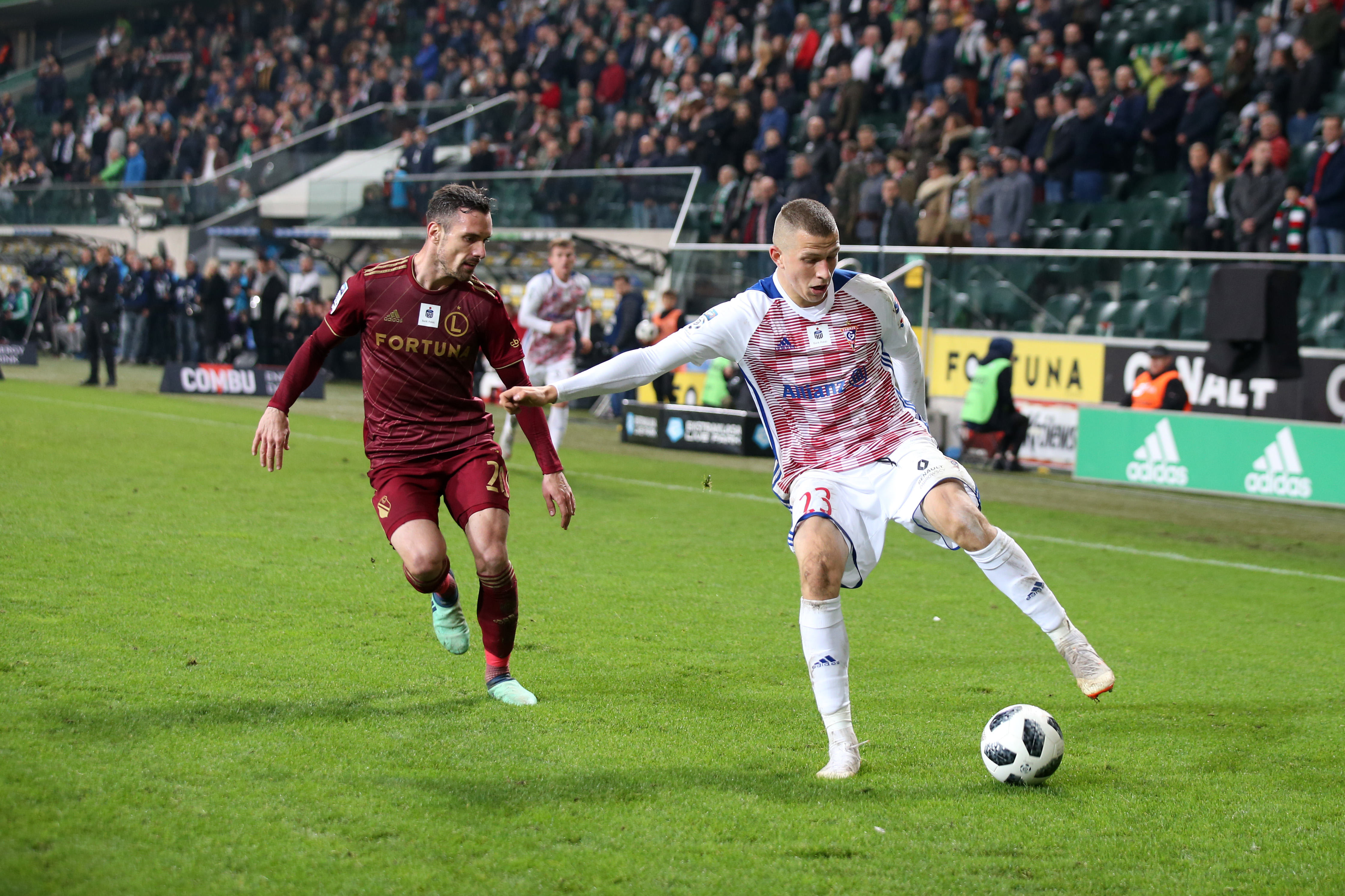 Wolsztyński w meczu Legia Warszawa - Górnik Zabrze